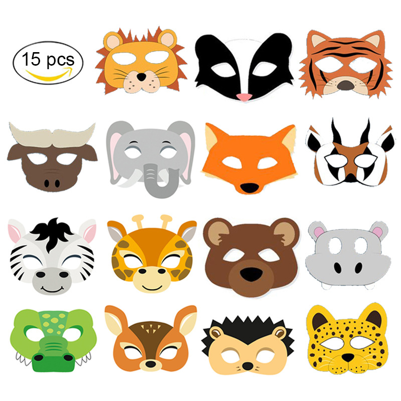 Zoo Party Games - Masques animaux de la Jungle, 15