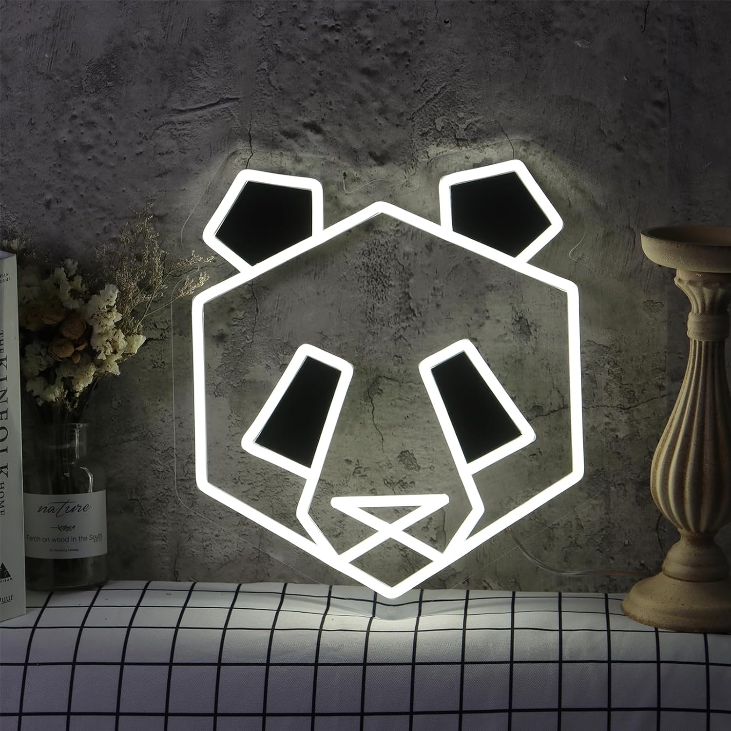 Zoo Party Games - Panda enseigne au néon USB Dimmable
