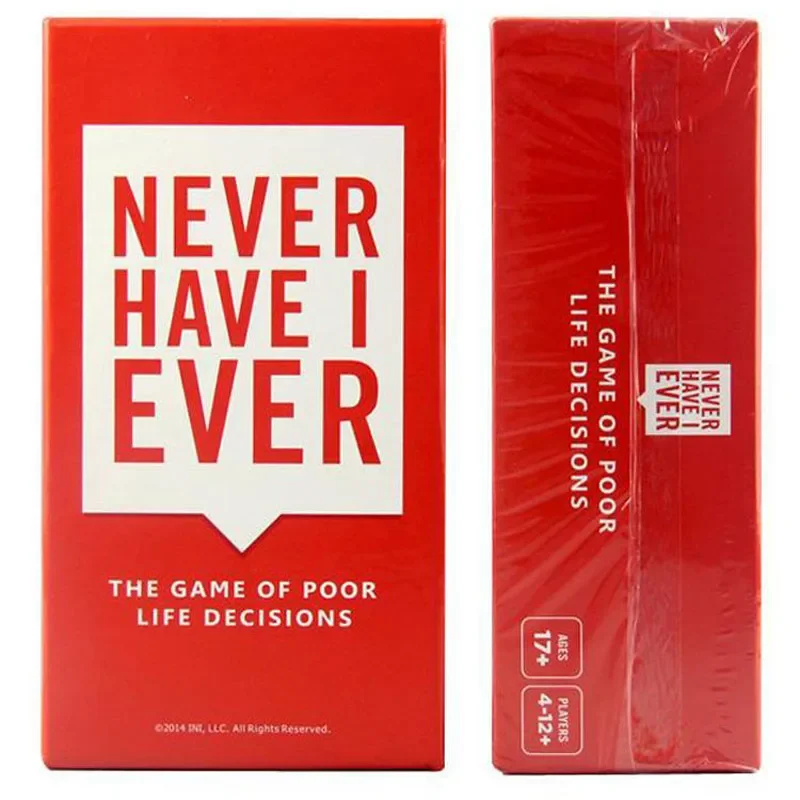 Boîte de jeu de société d'exte - Party Games Never Have I Ever avis et prix
