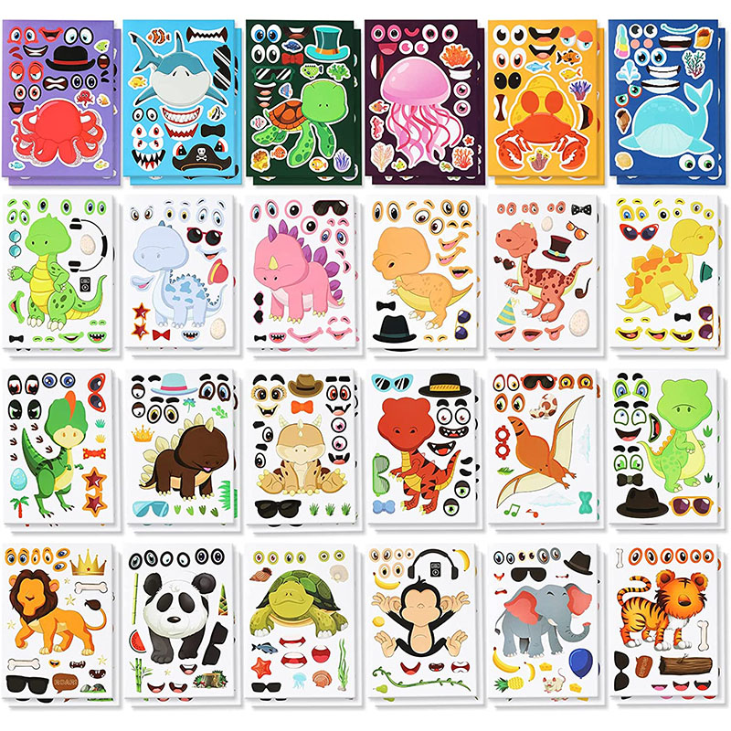 Autocollants pour faire un vis - Zoo Party Games avis et prix