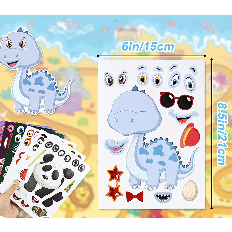Autocollants pour faire un vis - Zoo Party Games avis et prix