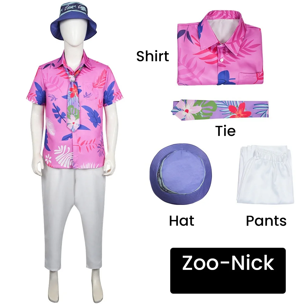 Costume de cosplay de Nick Wil - Zoo Party Games avis et prix